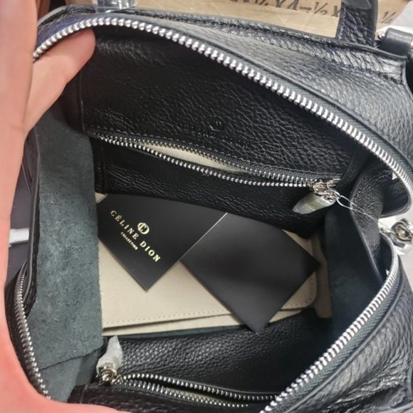 Celine Dion Mini Mezzo Leather Satchel - Picture 9 of 10